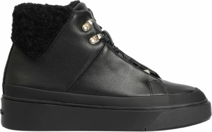 Atlete për femra Calvin Klein Hell Cupsole HI Top WL, të zeza