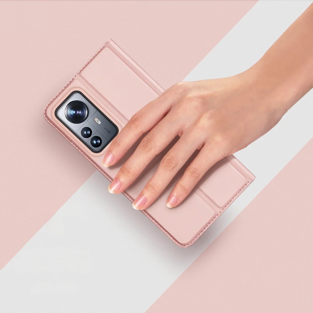 Mbështjellës Dux Ducis Skin Pro për Xiaomi 12 Pro, me kapak, Gold