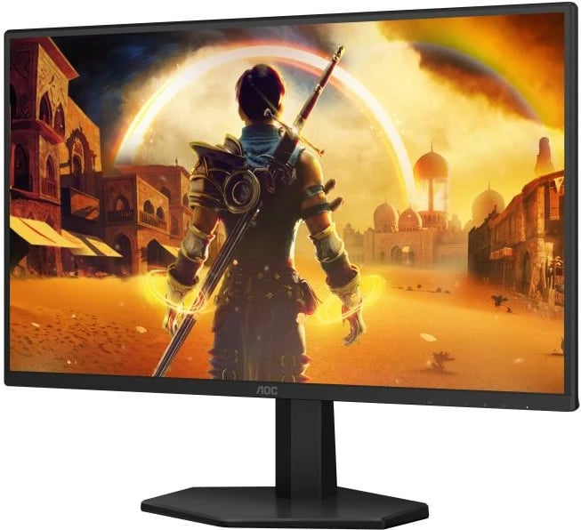 monitor AOC 25G42E, 24.5" Full HD, 180Hz, Fast IPS, 1ms GtG, HDR10, zezë/kuqe