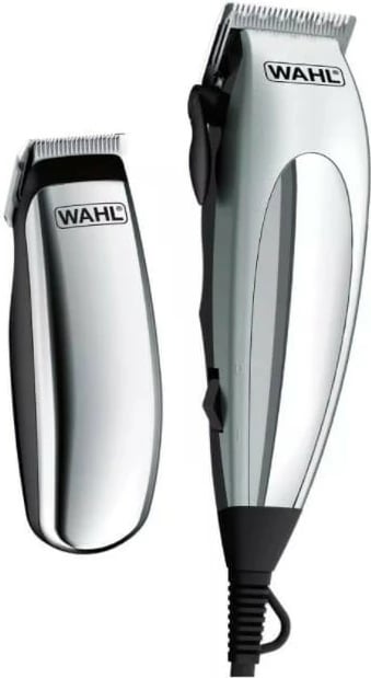 Makinë rroje dhe trimer Wahl 79305-1316, set 18 pjesësh, e zezë/argjend