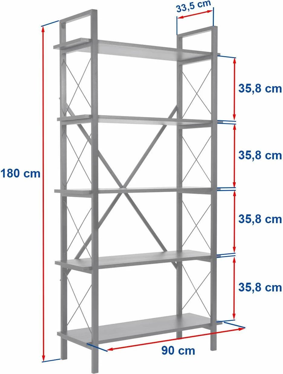 Raft librash Nordure, Elysian, travertinë, i zi