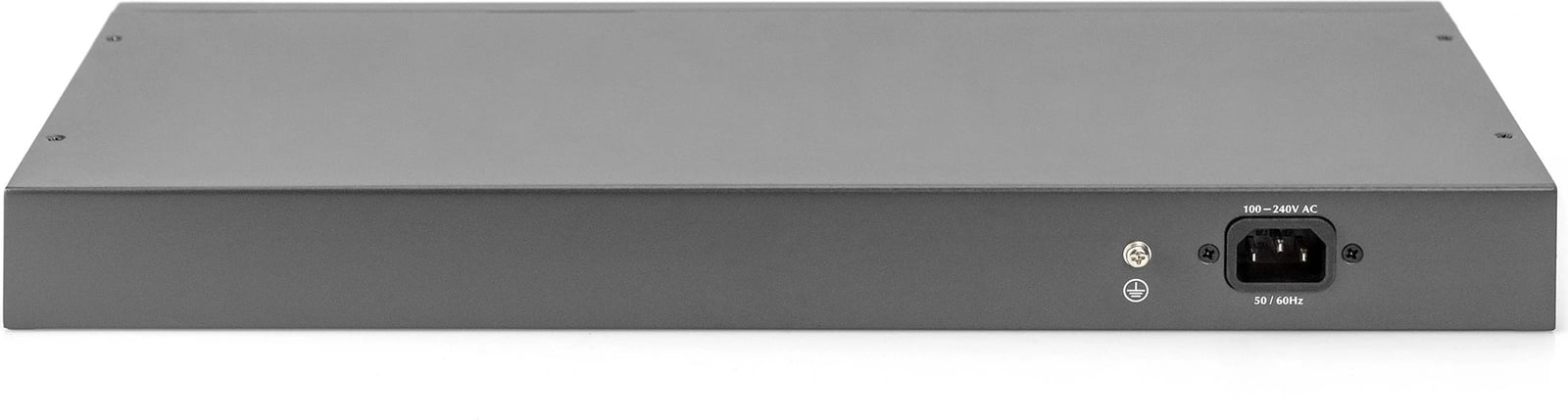 Switch Digitus 24 porta PoE, 370W, unmanaged, 1U, zi