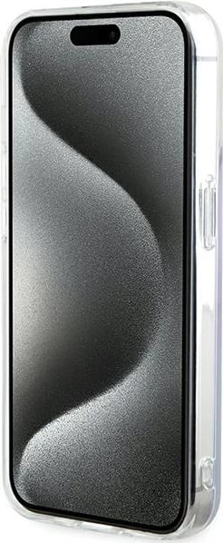 Mbështjellës Guess GUHMP15LHITSU për iPhone 15 Pro 6.1", IML Iridescent MagSafe, vjollcë