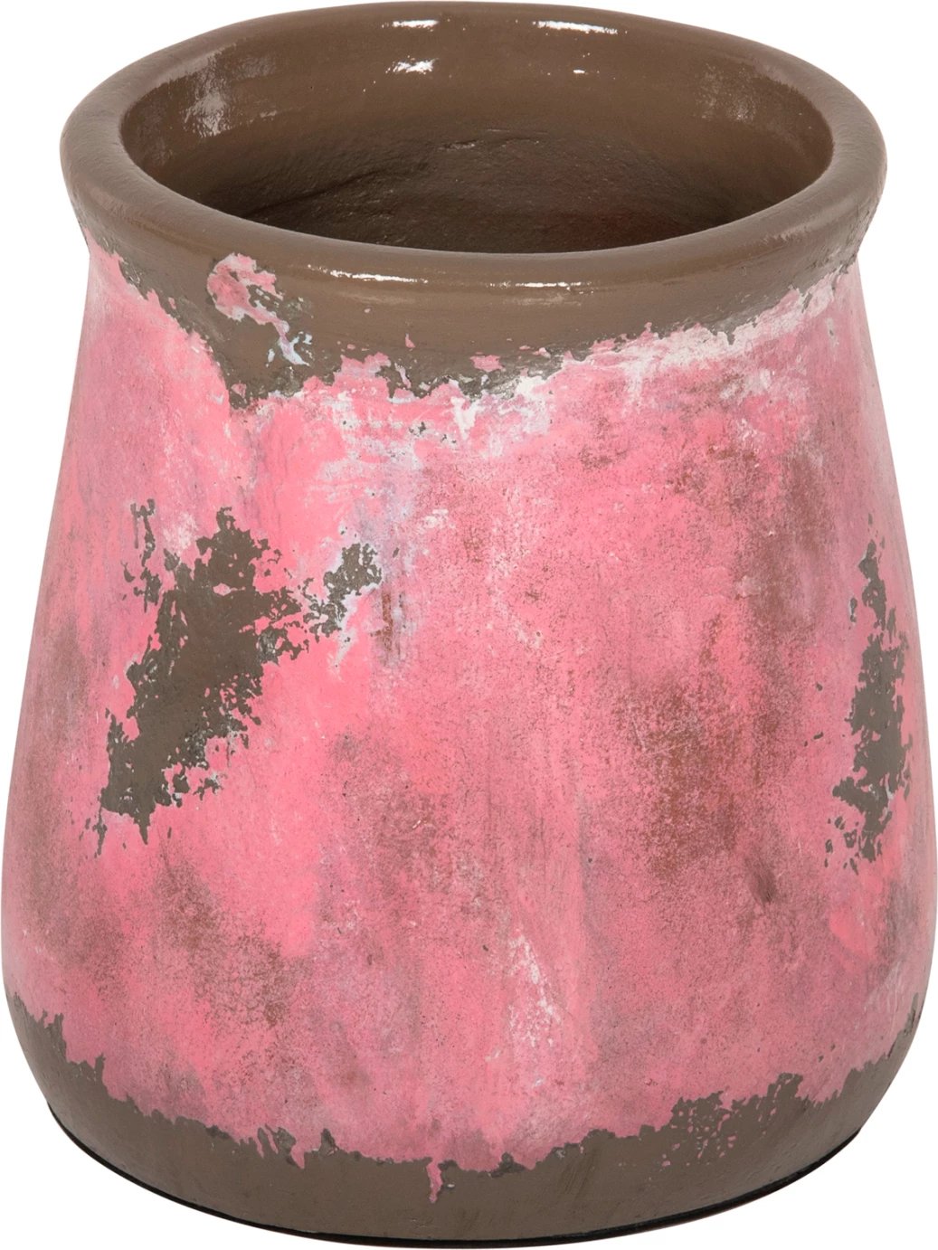 Vazo dekorative FH4381, ngjyrë terrakote, Φ18Χ20Hcm