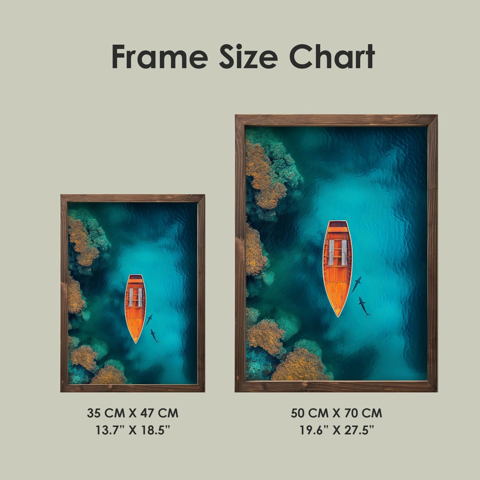 Pikturë dekorative me kornizë MDF, shumëngjyrëshe, Wallity, TUN080-L