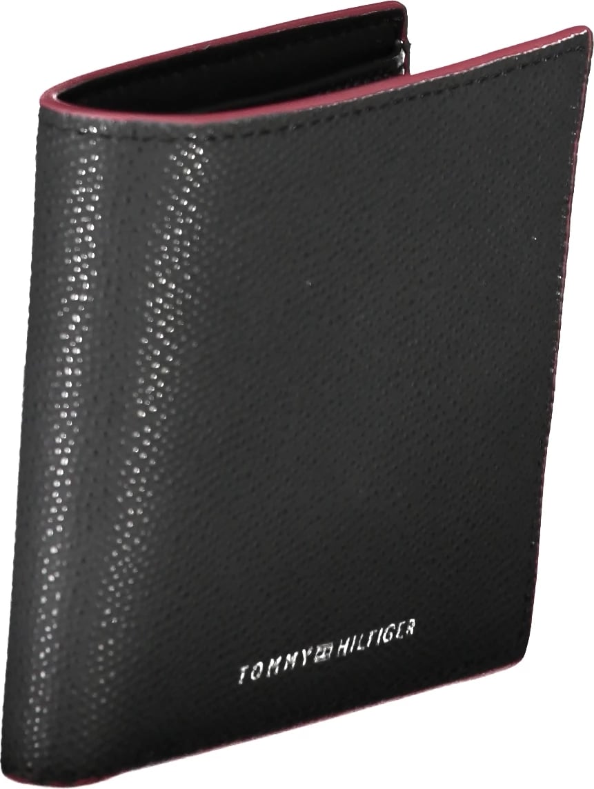 Portofol për meshkuj TOMMY HILFIGER, i zi