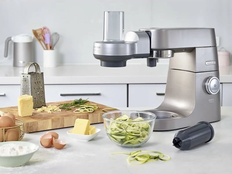 Spiralizues Kenwood Spiralschneider me 5 shtojca, plastikë, gri