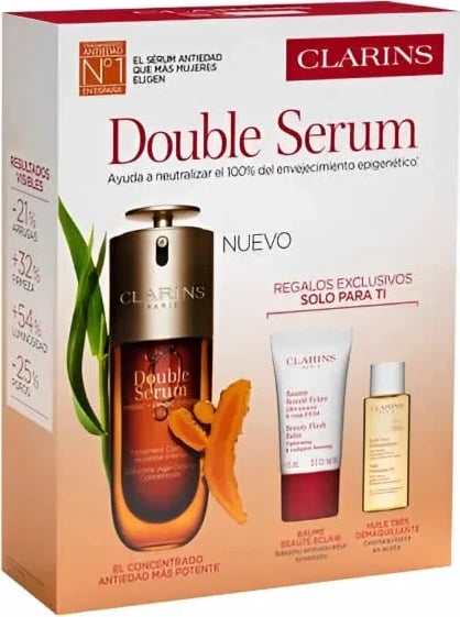 Set serum për fytyrë Clarins Double Serum unisex 3 copë 50ml