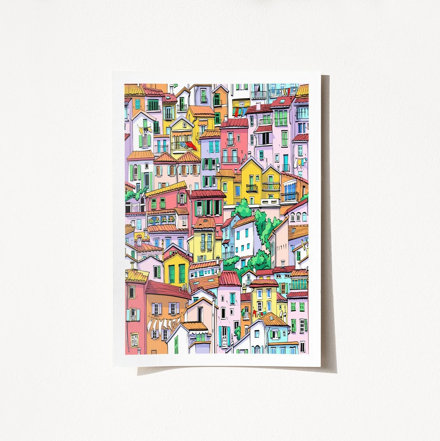 Poster A3 shumëngjyrësh Wallity, 29.7x42cm, pa kornizë