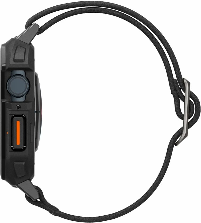 Mbështjellës Spigen Lite Fit Pro me rrip për Apple Watch 4/5/6/7/8/9/SE 44/45mm, e zezë Mbështjellës Spigen Lite Fit Pro me rrip për Apple Watch 4/5/6/7/8/9/SE 44/45mm, e zezë