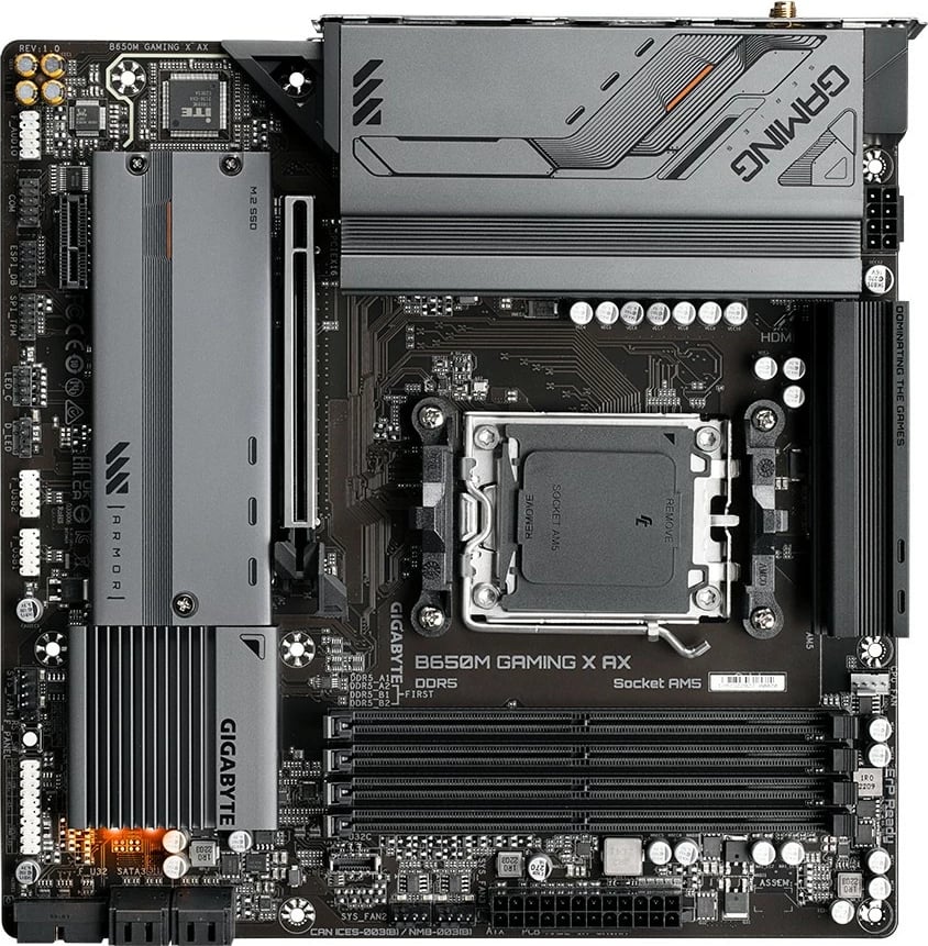 Pllakë amë Gigabyte B650M Gaming X AX