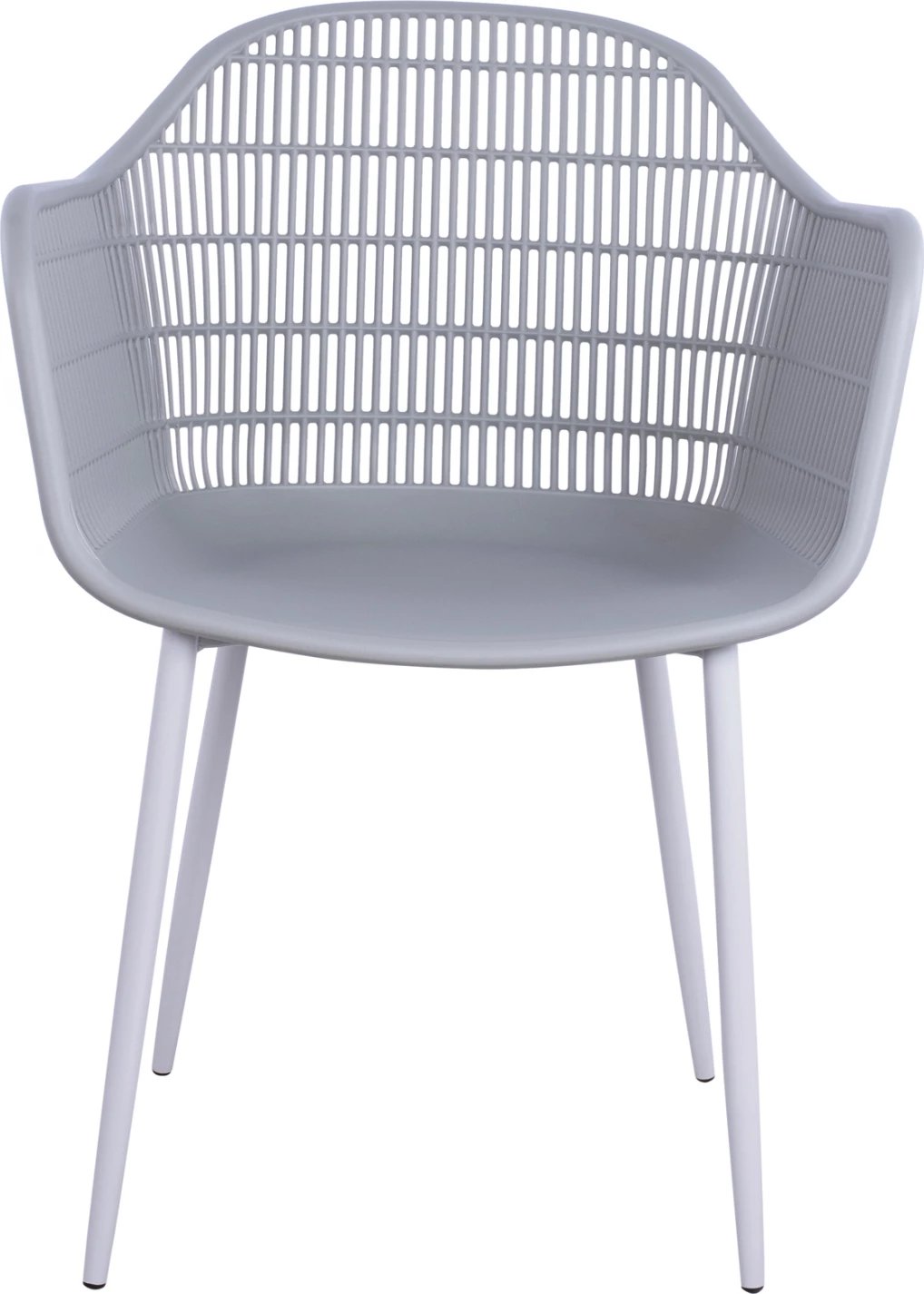 Karrige me krahë Hadi polipropileni gri 61x57x85cm FH8511.10, set prej 4 copë