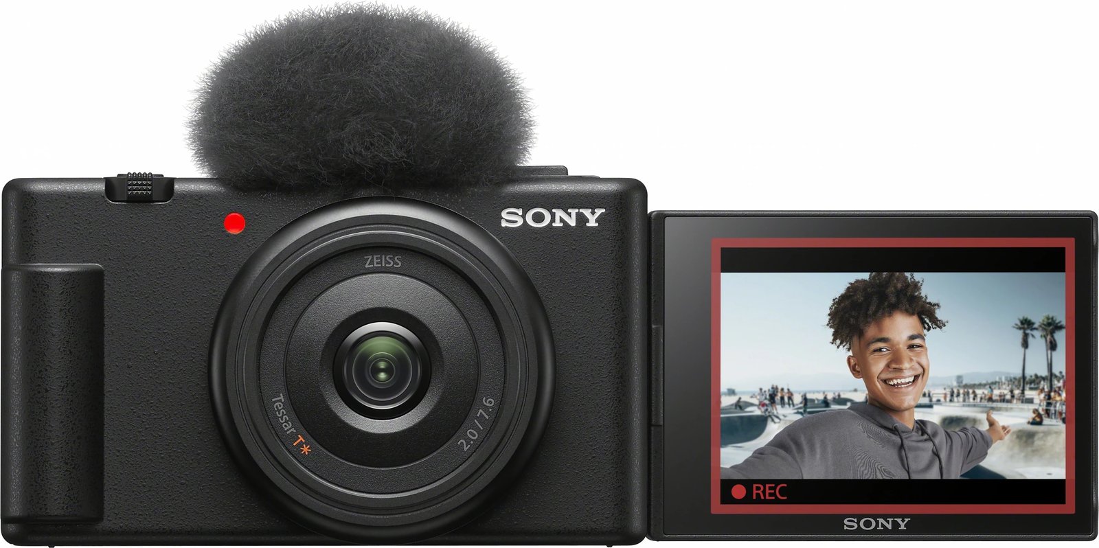 Aparat fotografik Sony ZV-1F, 20.1MP, 4K Ultra HD, Ekran me prekje, i zi