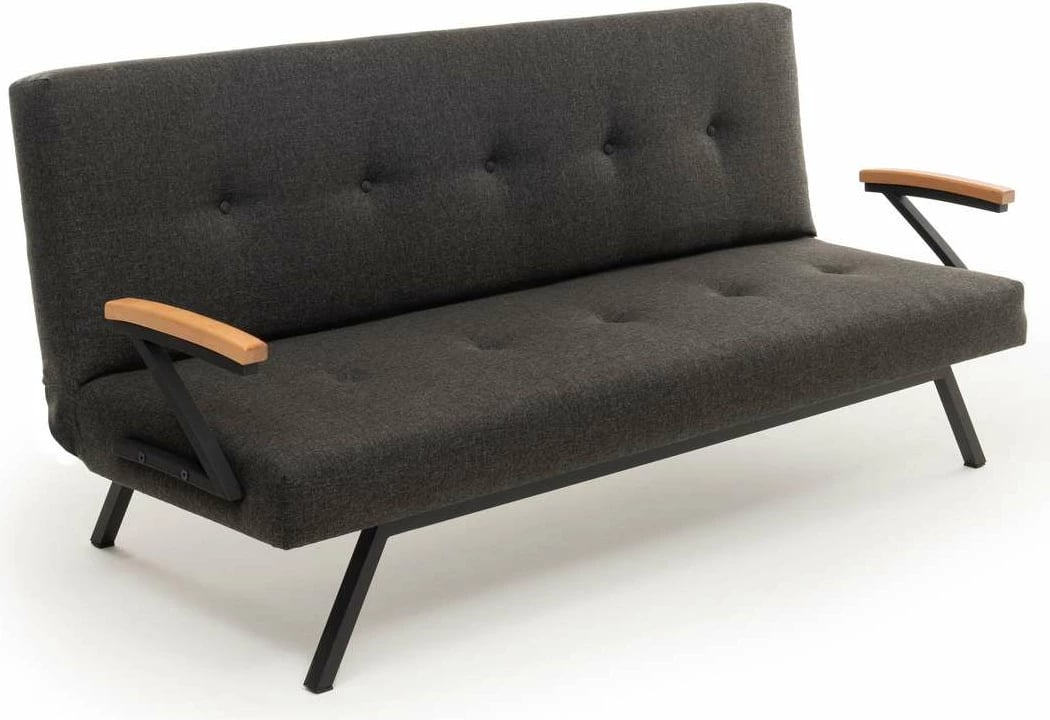 Divan-krevat 3 vende, Atelier del Sofa, Zven, ngjyrë gri e errët