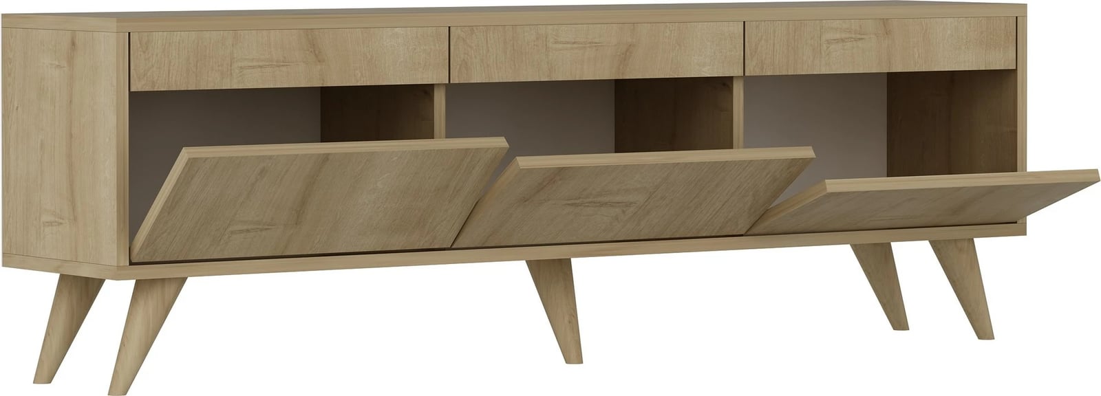 Komodë TV Hanah Home, ngjyrë Sapphire Oak