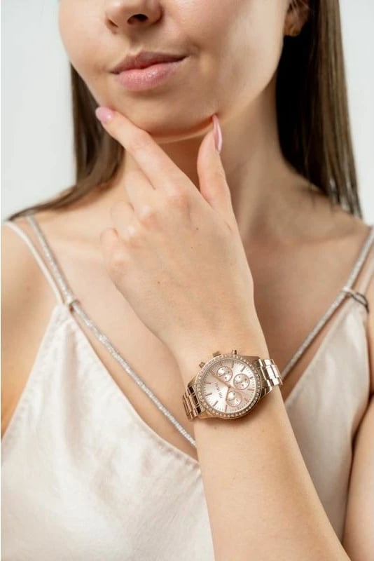 Orë dore për femra Paul Lorens, rozë gold