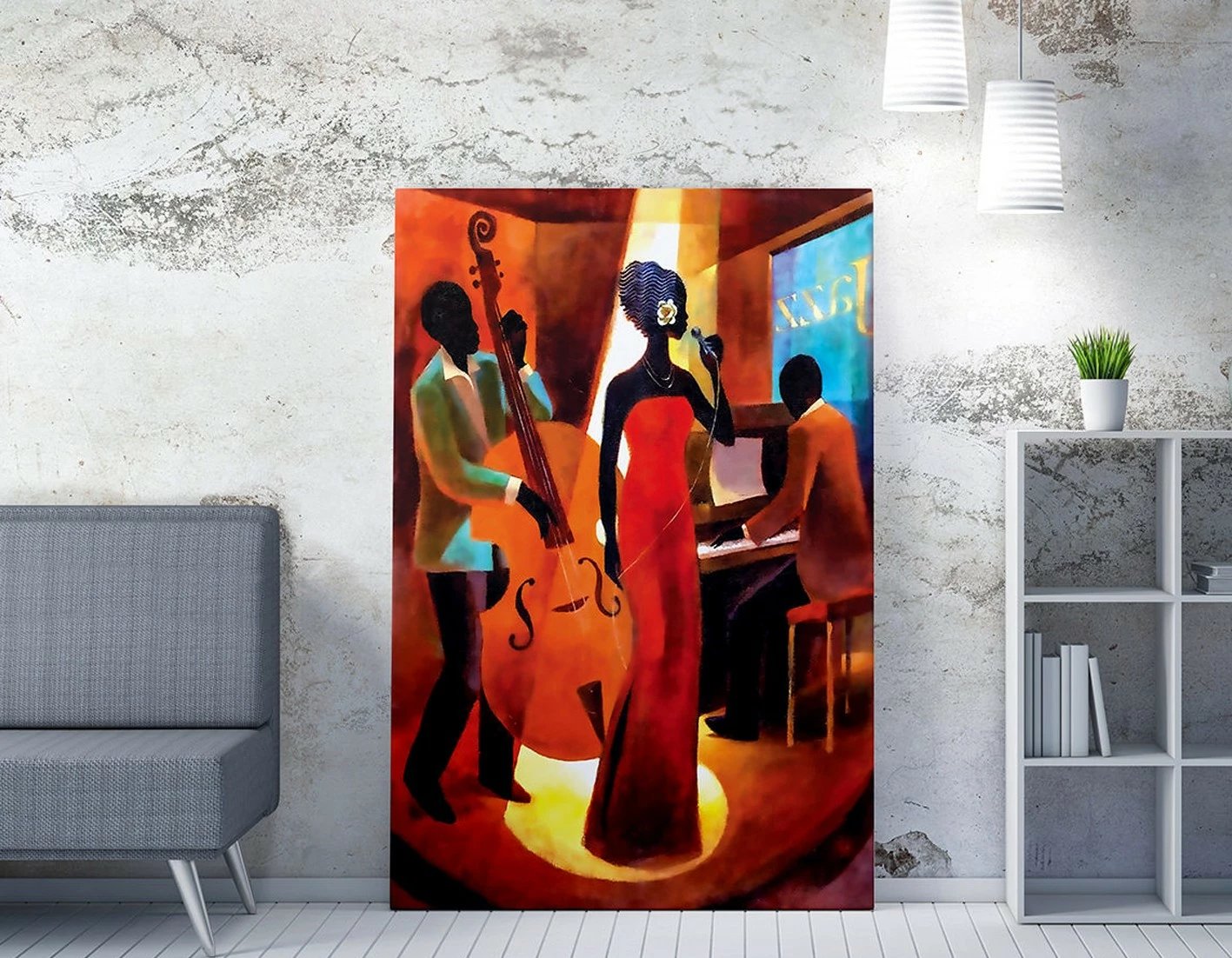 Pikturë dekorative në kanavacë Wallity, WY216, 70x100cm