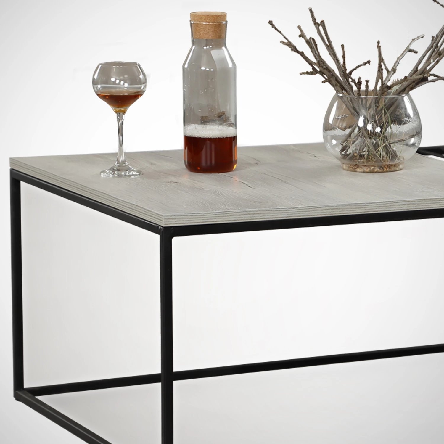 Tavolinë kafeje Hanah Home, Zinus, ngjyrë sea oak