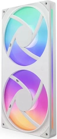 Ventilatorë për kasë NZXT F280 RGB CORE PWM, 2x14 cm, RGB, Bardhë