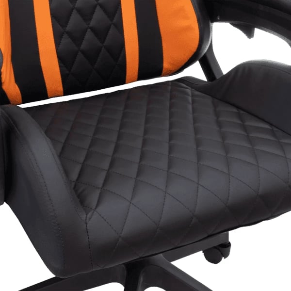Karrige Gaming Baracuda Whale, e zezë/e portokalltë
