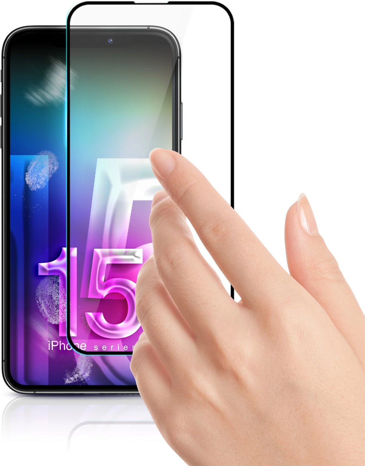 Xham mbrojtës 3mk HardGlass Max Lite për iPhone 15 Pro