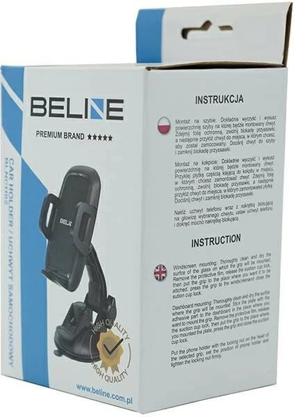 Mbajtës telefoni për veturë Beline Beli02131, 2n1, i zi Mbajtës telefoni për veturë Beline Beli02131, 2n1, i zi