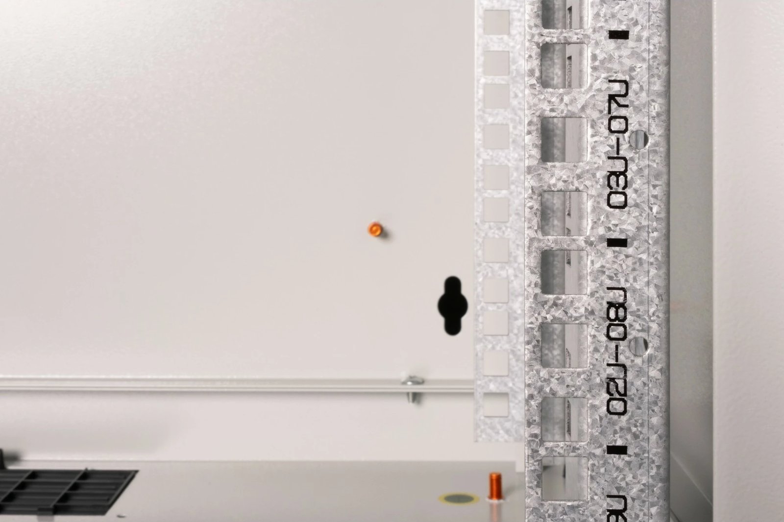 Kasë muri Digitus Unique 9U 509x600x450mm, xham, gri