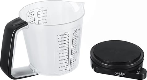 Peshore kuzhine, Adler AD 3178, 5 kg 1 g, gotë matëse 1200 ml, njësi g/oz/ml, ekran LED i bardhë, e zezë