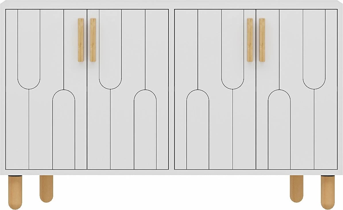 Konsolë e bardhë, Skye Decor, Vincent