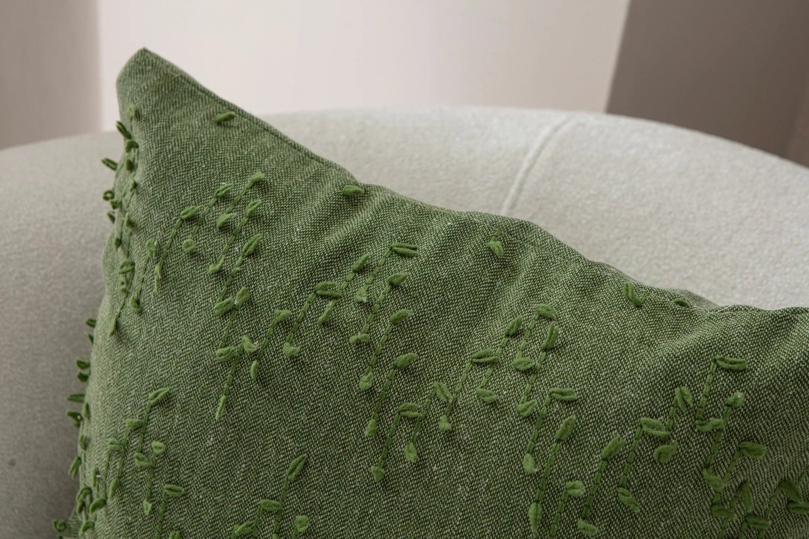 Jastëk mbulesë, ngjyrë e gjelbër, Evila Originals, Tuffet v3, 43x43cm