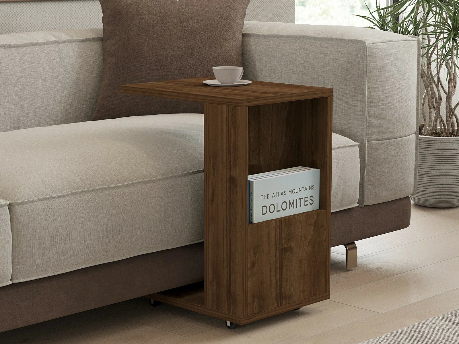 Tavolinë anësore Hanah Home, Star, ngjyrë arre