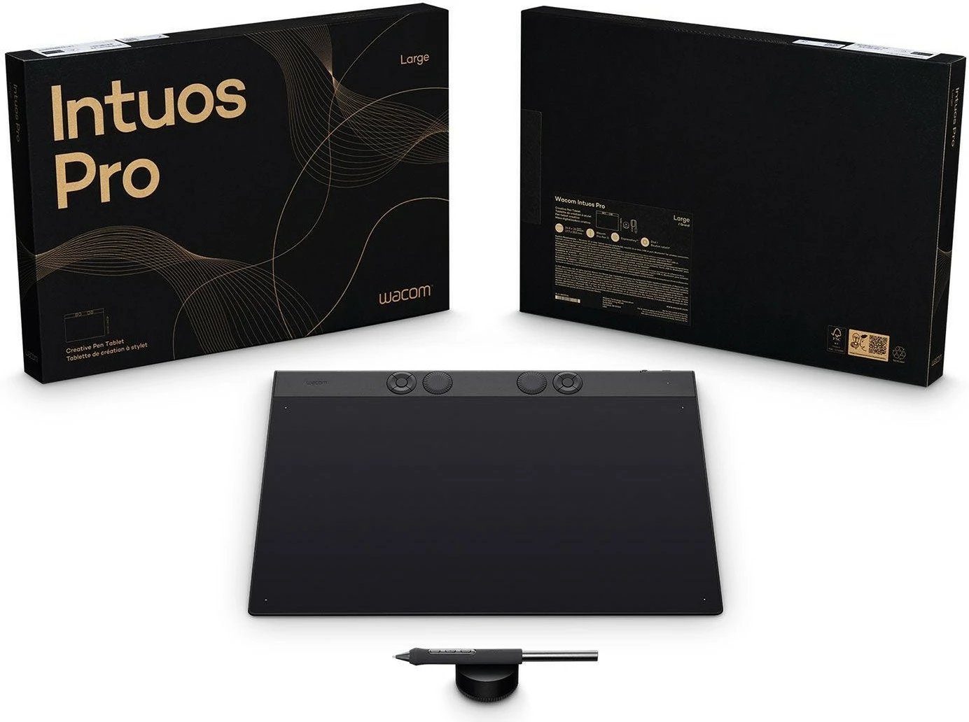 Tabletë grafike Wacom Intuos Pro Large, wireless/USB, 8192 nivele presioni, e zezë