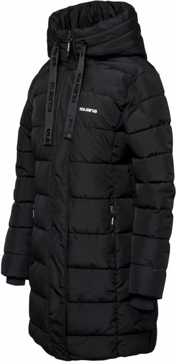 Jakne dimri për femra Iguana, e zezë