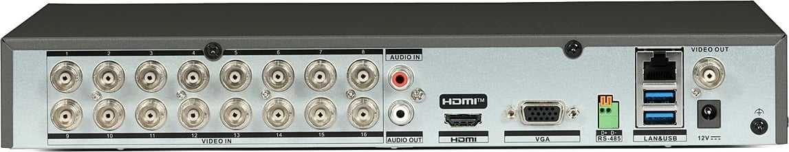 Regjistrues Hikvision iDS-7216HQHI-M1, 16 kanale, 10TB, i zi