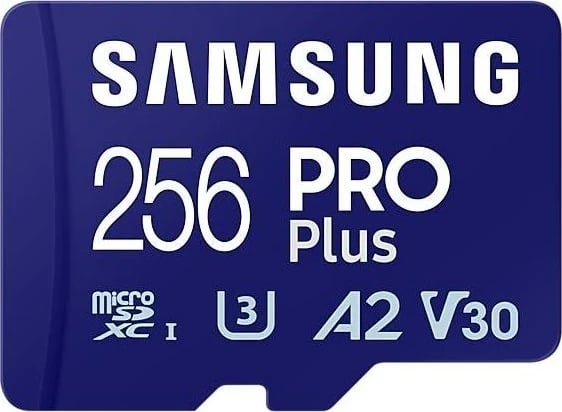 Kartë memorie Samsung Pro Plus, microSDXC, 256GB, 180MB/s