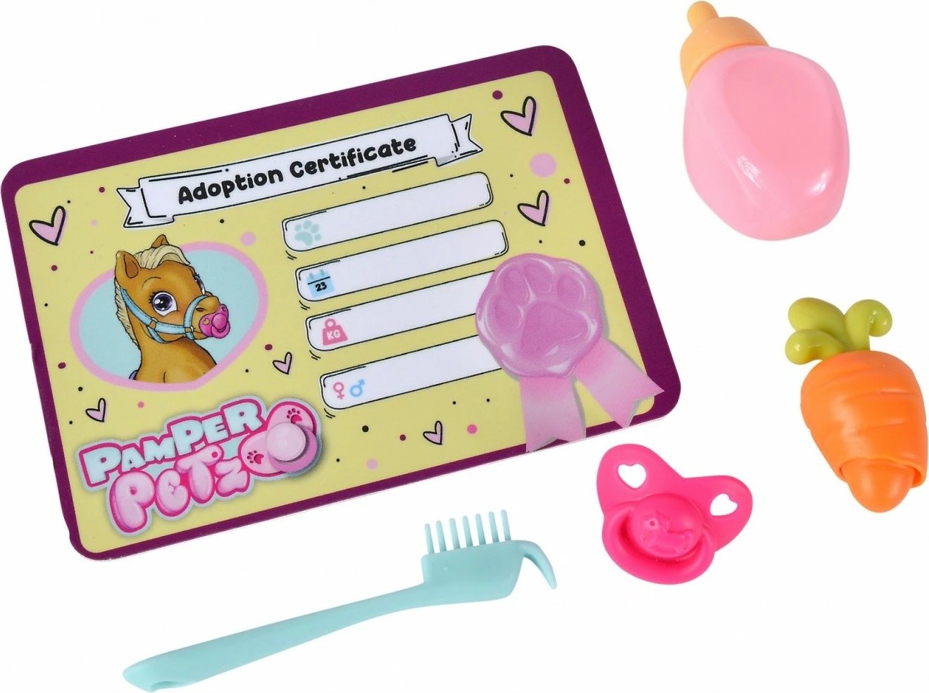 Lodër poni Pamper Petz Simba, set me aksesorë, për fëmijë, shumëngjyrëshe
