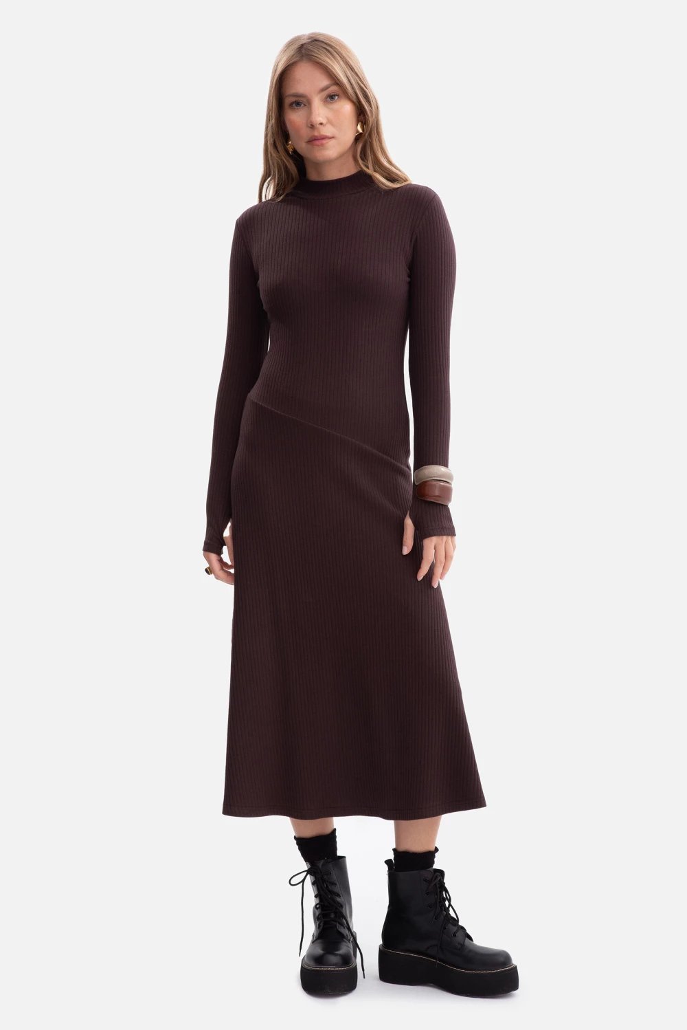 Fustan BeWear 218668, kafe