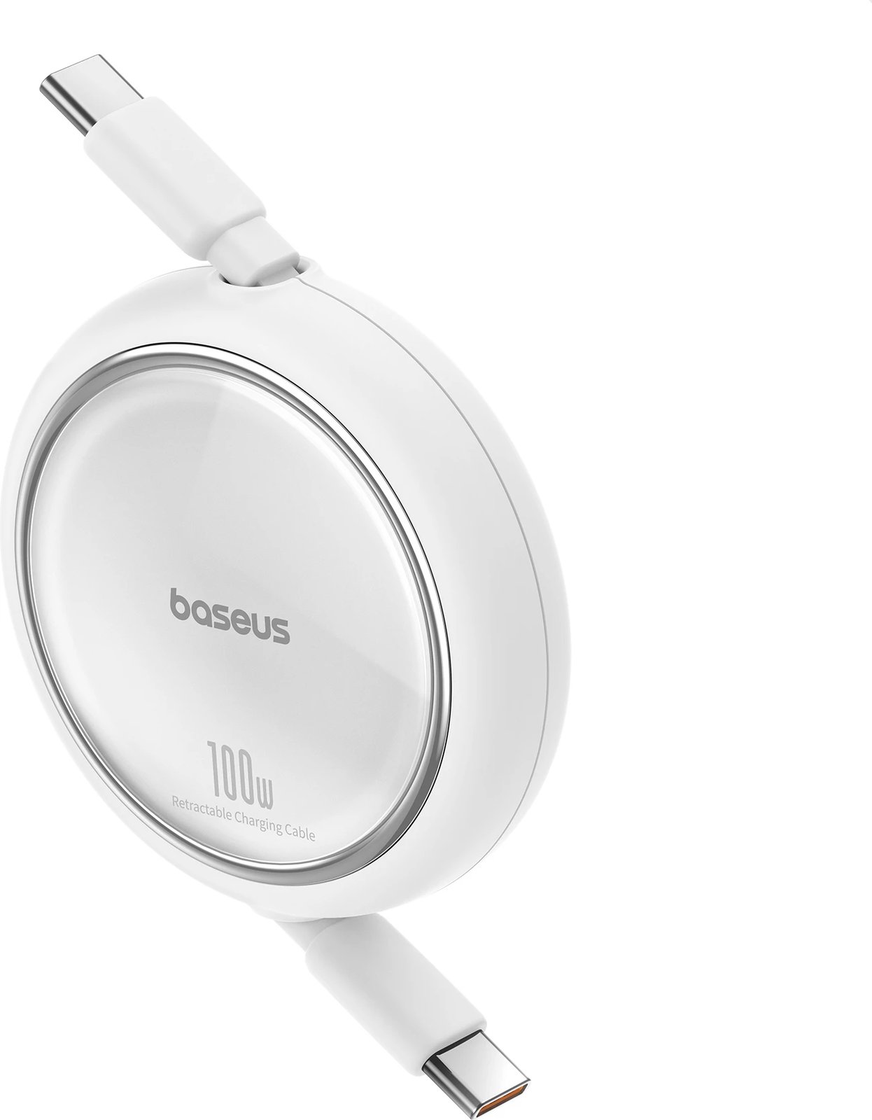 Kabllo USB-C në USB-C Baseus Free2Draw Mini, 100W, 1m, e bardhë