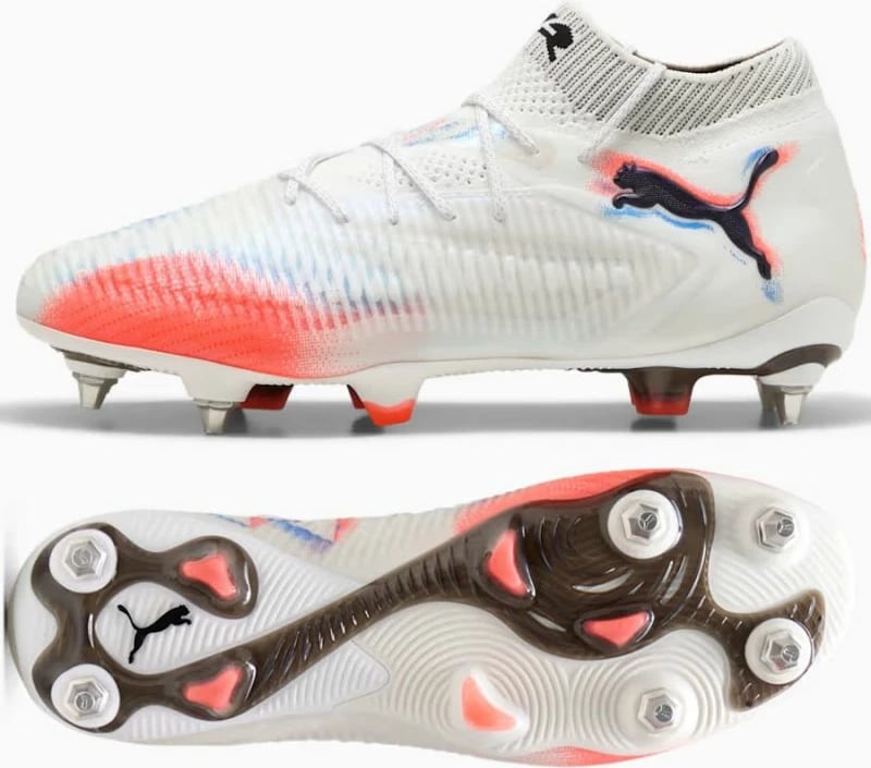 Atlete futbolli për meshkuj Puma, të bardha