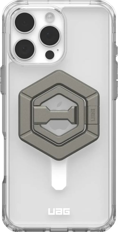 Mbështjellës Urban Armor Gear Plyo për celular, 6.9", TPU, i bardhë, transparent