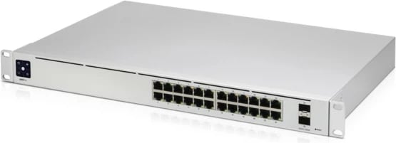 Switch Ubiquiti UniFi USW-PRO-24, Managed, L2/L3, Gigabit Ethernet, Silver