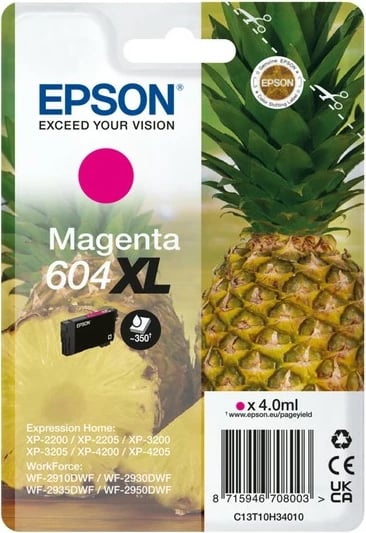 Toner Epson 604XL, Magenta, 4 ml