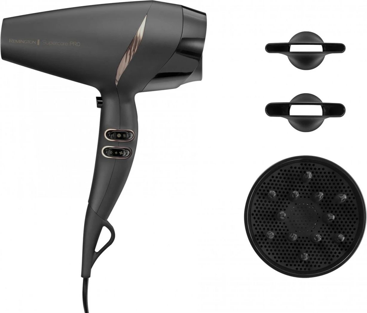 Tharëse për flokë Remington Supercare Pro, 2200W, e zezë
