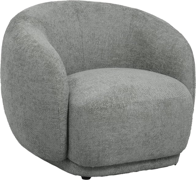 Fotel Freya, ngjyrë e hirtë e lehtë, 93x87x76cm