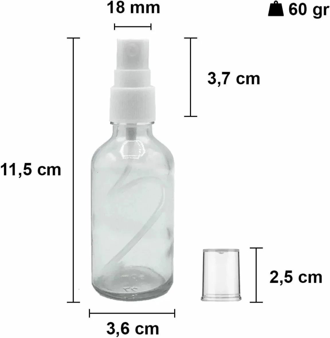 Set shishe qelqi (4 copë), Hermia Concept, Tu-4Lu50Ccfısfısbaslık