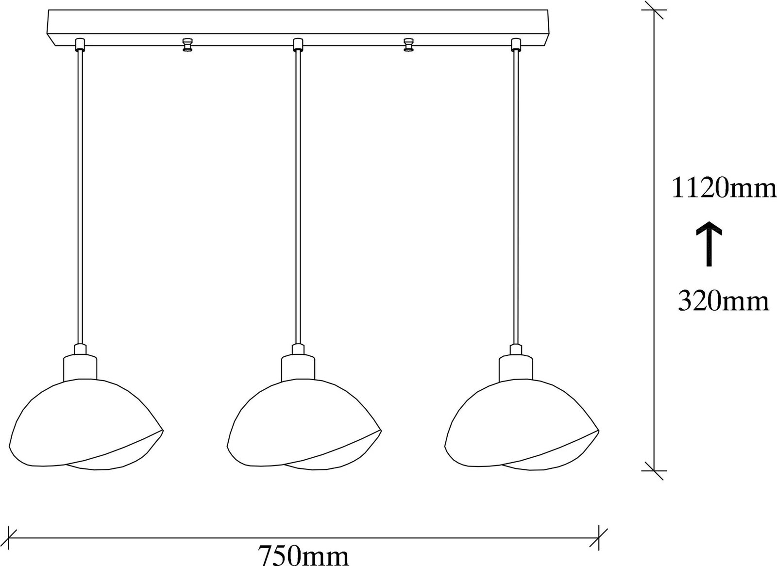 Llambë tavani Opviq, Sivani - MR - 985, e zezë
