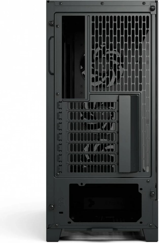 Kasë Fractal Design Pop 2 Air FD-C-POA2A-02, Midi Tower ATX, xham i kalitur, 3x120 mm, USB-C, e zezë
