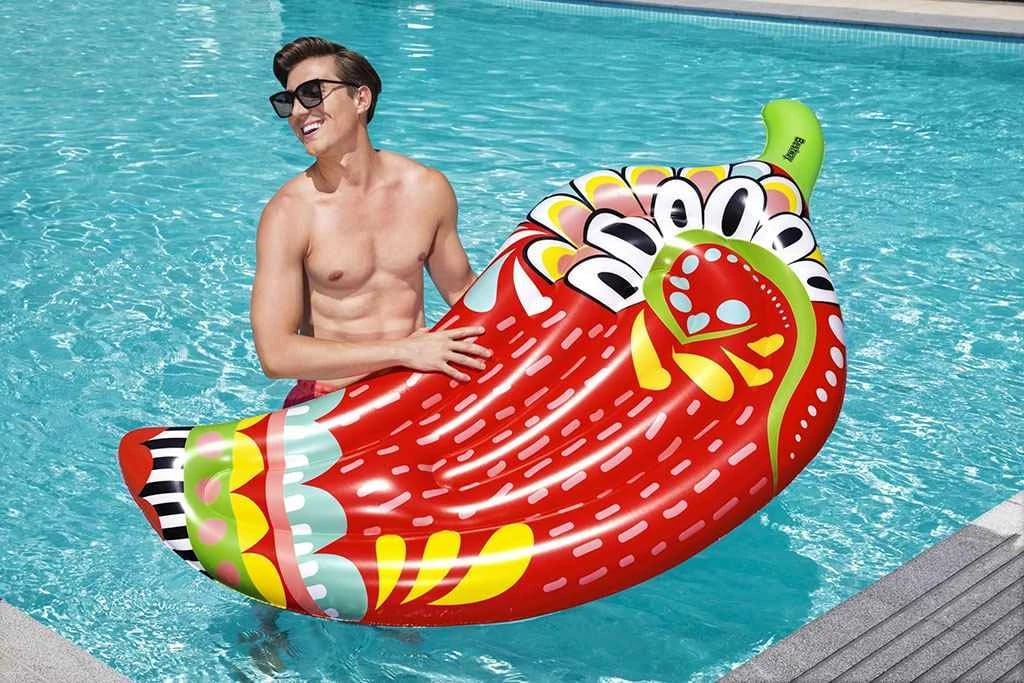 dyshek noti i fryrë, Bestway, Paprička, 1.95 x 0.99 m, e kuqe