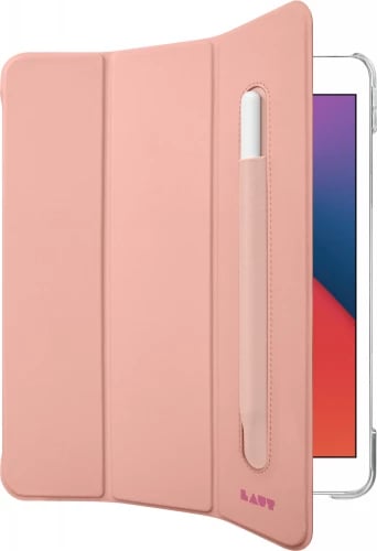 Mbështjellës LAUT Huex Folio me mbajtëse për Apple Pencil për iPad 10.2" 7/8/9, Rozë