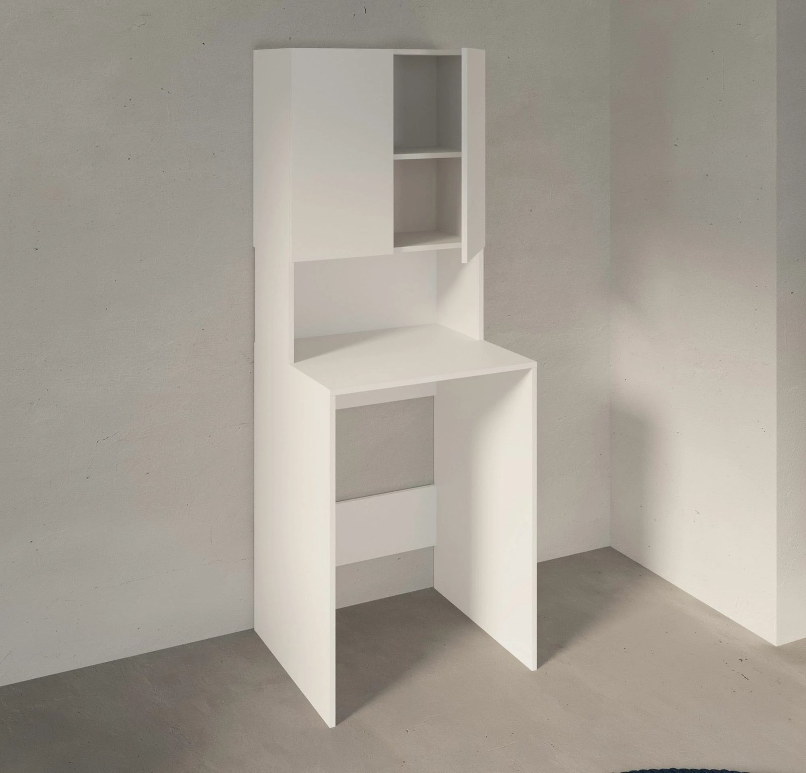 Dollap për lavatriçe, ngjyrë e bardhë, Skye Decor, Adr-482-Bb-1